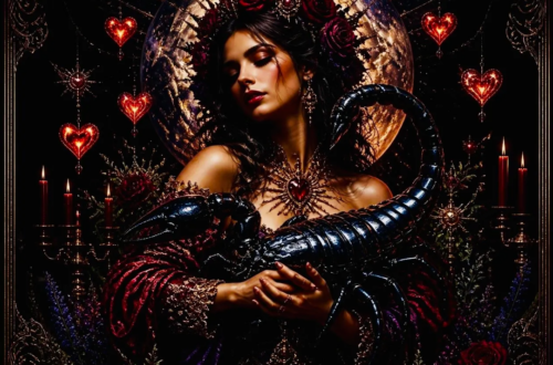 Rose Scorpio in Venus Zodiac Wellness Astrology The Celestial Nurse